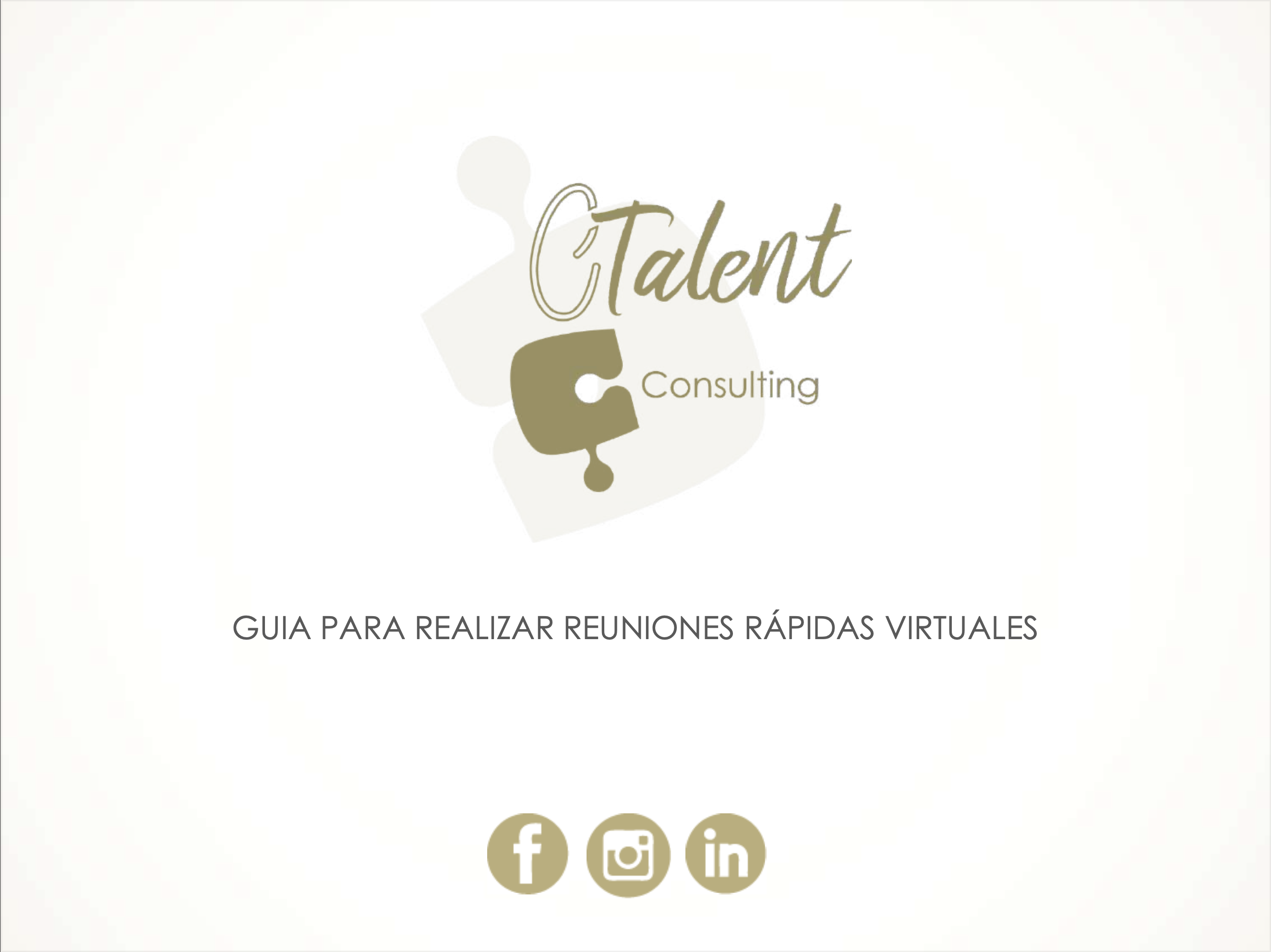 GUIA PARA REALIZAR REUNIONES RÁPIDAS VIRTUALES